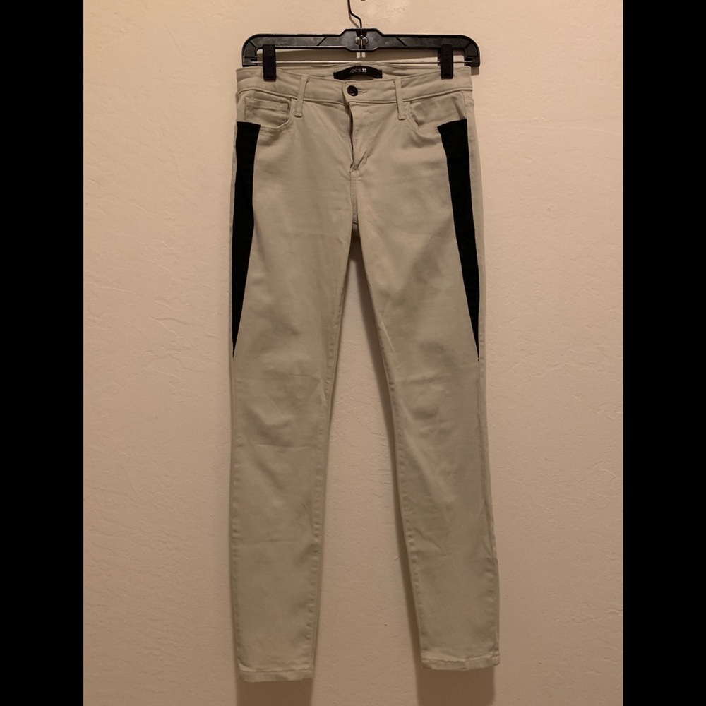 Gray Joe’s Jeans Pants w/ Trendy Black Stripes